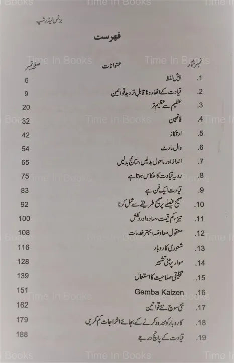 Urdu Translation, Brief Summaries, Dr. Muhammad Arif Siddiqui, Leadership Skills, Management, Professional Development, HO store, Business Success, Leadership Concepts, Leadership Principles, Business Strategy, Corporate Excellence, Entrepreneurship