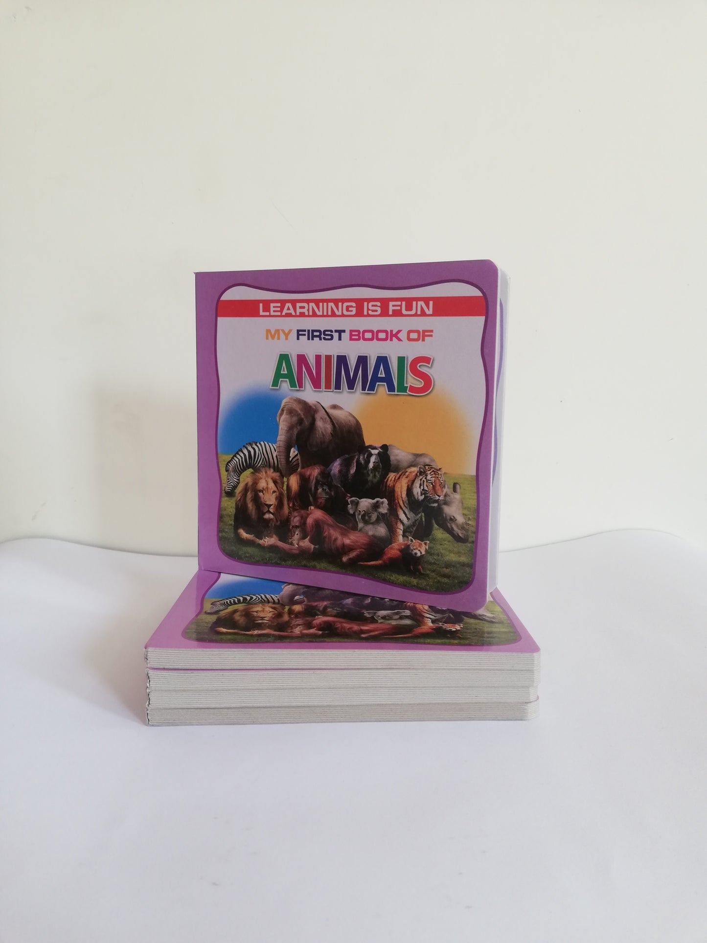 Large size Board Book of Animals for kids - Hard Bound - Premium Quality available at HO store , kids book , Kids learning