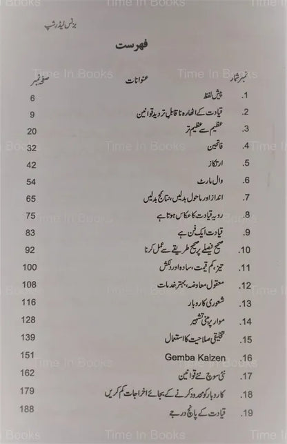  Urdu Translation, Brief Summaries, Dr. Muhammad Arif Siddiqui, Leadership Skills, Management, Professional Development, HO store, Business Success, Leadership Concepts, Leadership Principles, Business Strategy, Corporate Excellence, Entrepreneurship